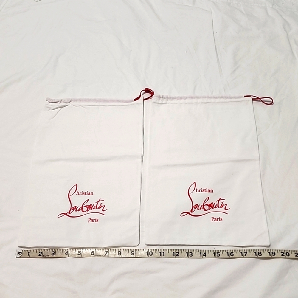 2 Christian Louboutin Paris Dust Bags - Picture 4 of 5